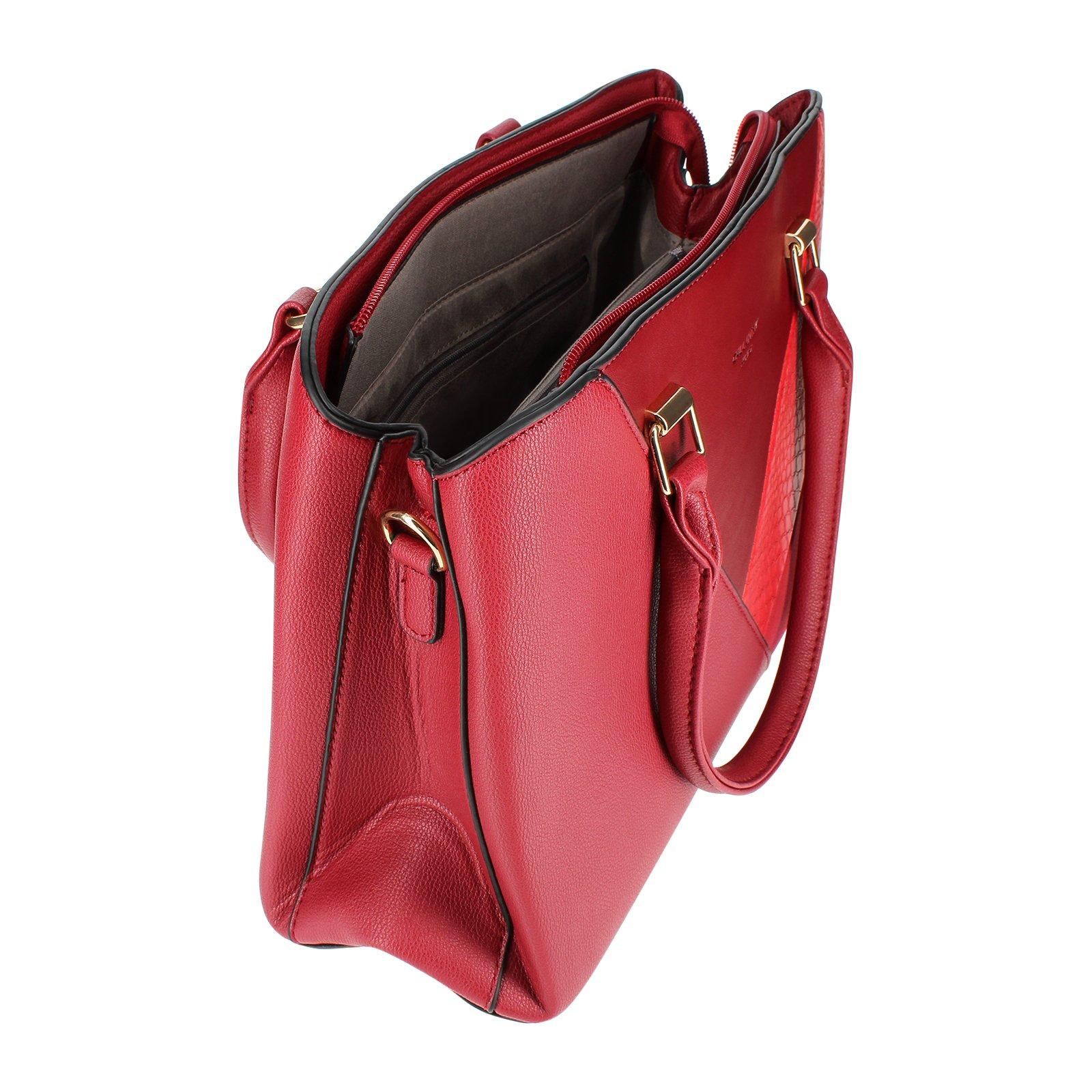 Gallantry  Borsa scamosciata fashion rossa 