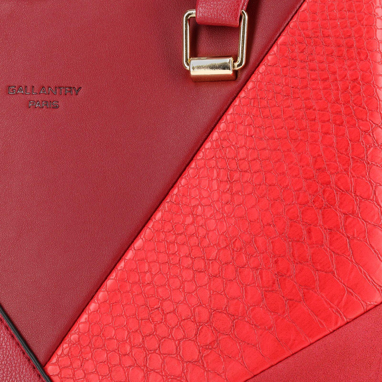 Gallantry  Borsa scamosciata fashion rossa 