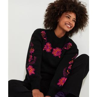 Joe Browns  Pullover mit floraler Stickerei und übergroßen Ärmeln 