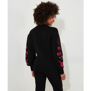 Joe Browns  Pullover mit floraler Stickerei und übergroßen Ärmeln 