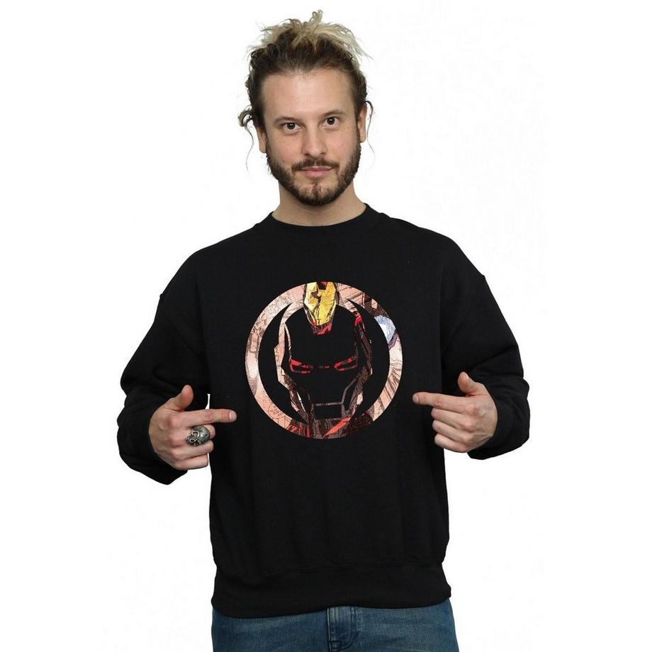 Iron Man Iron Man Felpa Stampa Grafica  