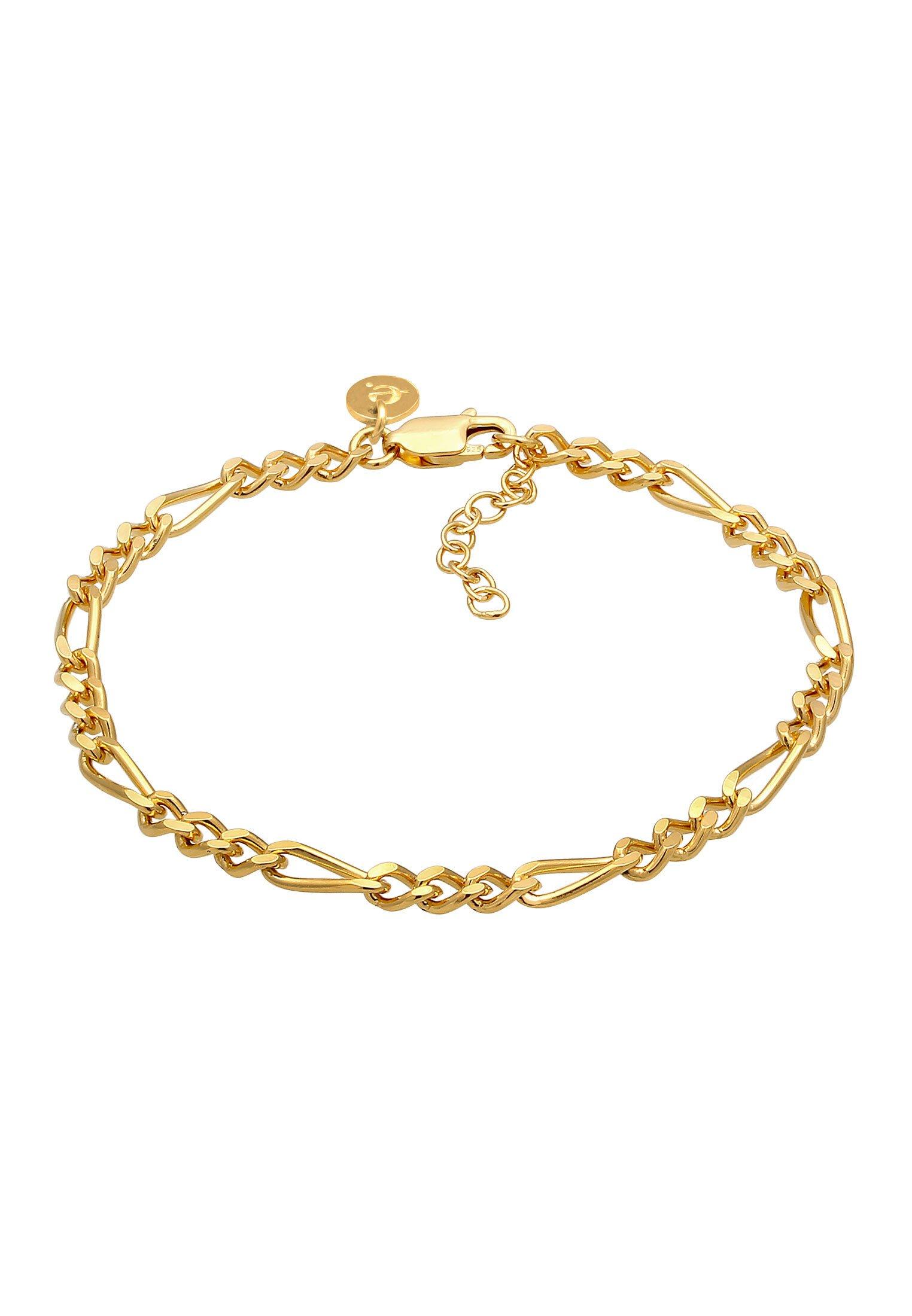 Image of Armband Basic Figarokette Cool Blogger Damen Gold 16cm