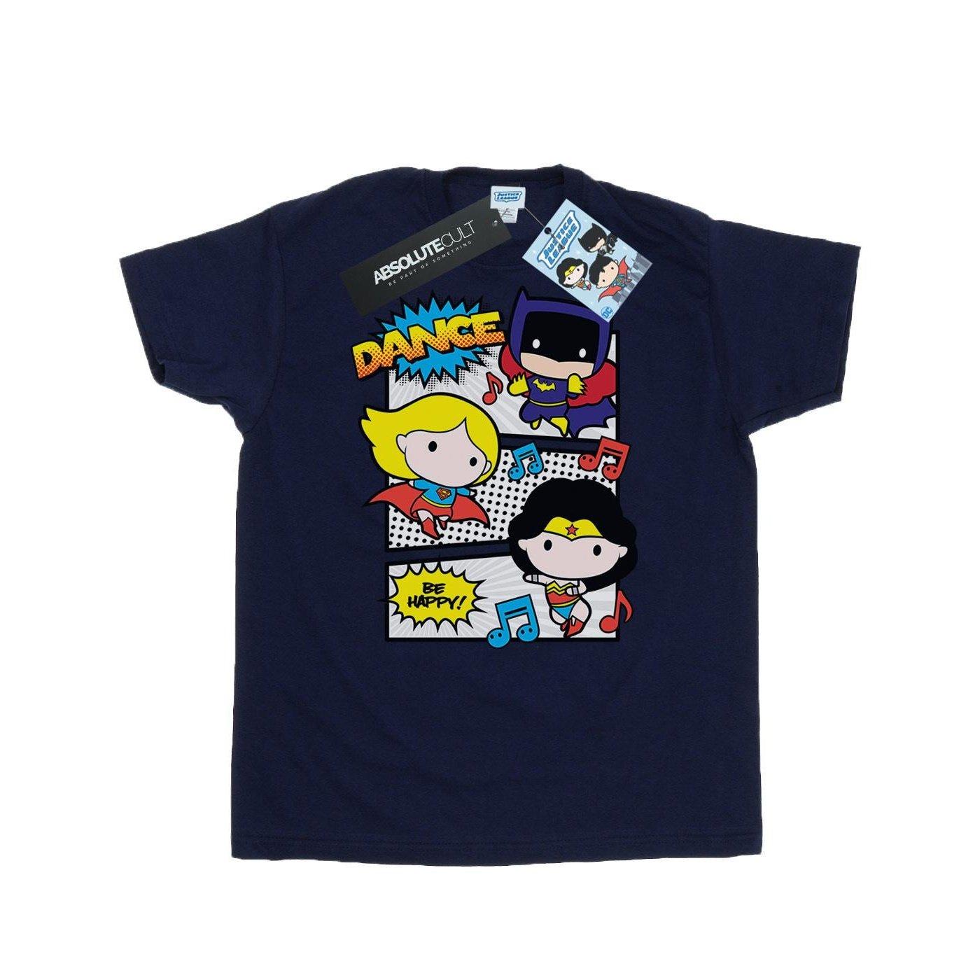 Image of Chibi Super Friends Dance Tshirt Herren Marine L