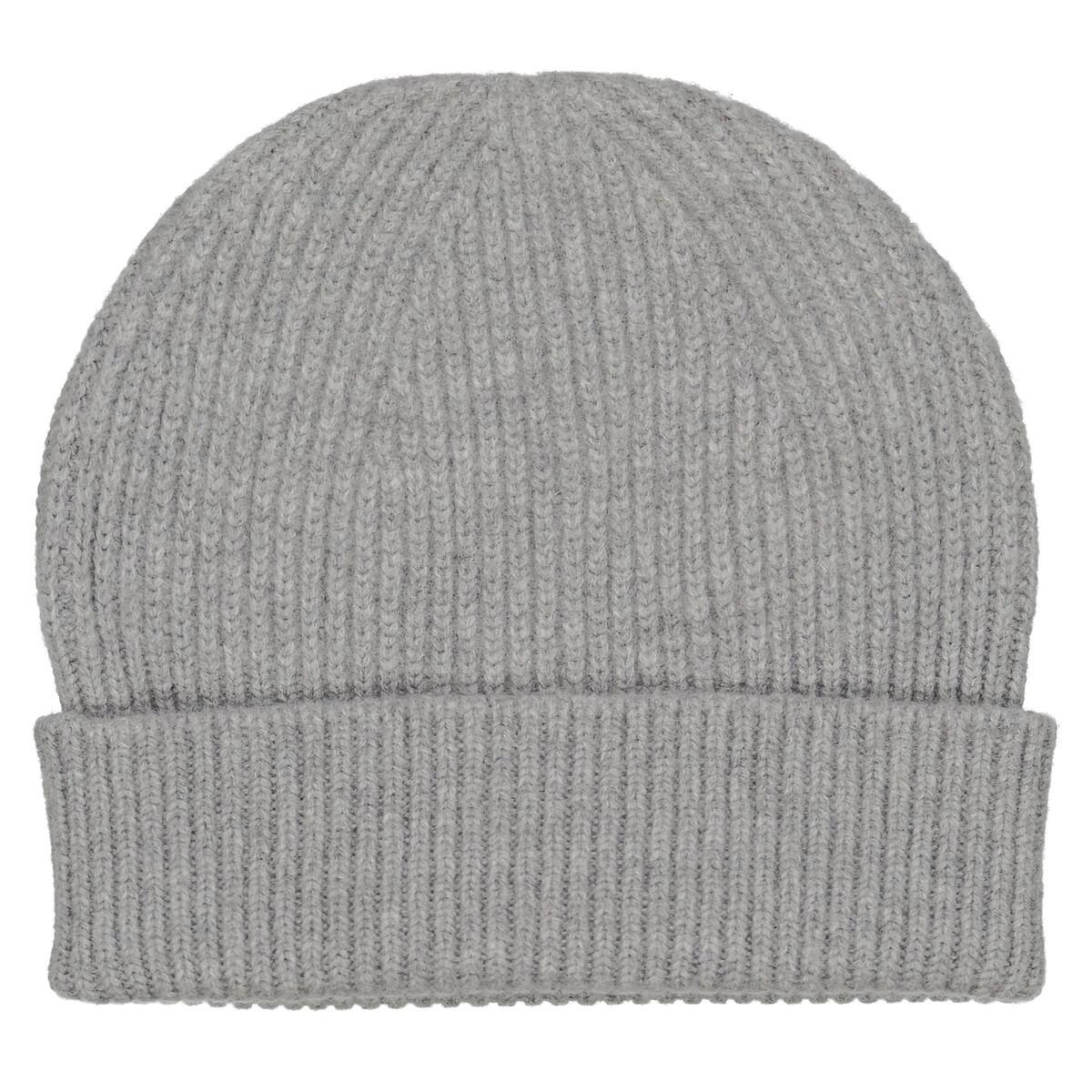 Image of Mütze Mit Umschlag Damen Grau ONE SIZE