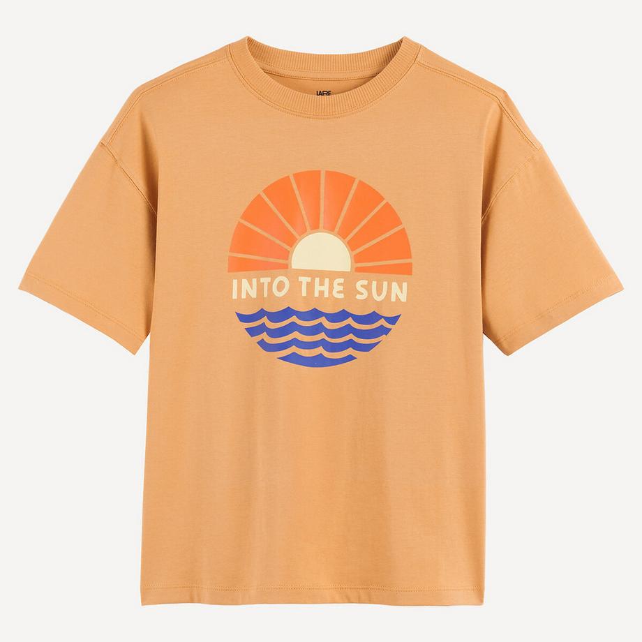 La Redoute Collections  T-Shirt mit Rundhalsausschnitt 