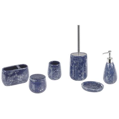 Beliani Badaccessoires Set 6-teilig aus Keramik Modern ANTUCO  