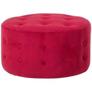 Beliani Ottoman en Velours Glamour TAMPA  