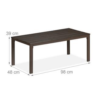 B2X Table de jardin rectangulaire  