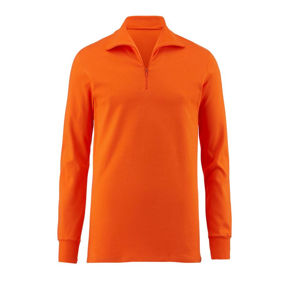 Rollkragenshirt langarm mit Reissverschluss