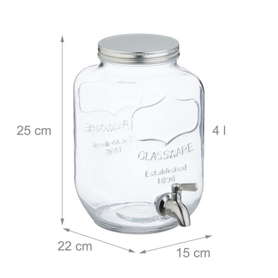 B2X Contenitore per bevande da 4 L in confezione da 2  