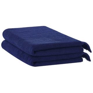 Beliani Lot de 2 serviettes en Coton ATIU  