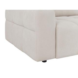 Vente-unique Sofa 3-Sitzer - Strukturstoff - Beige - SOPELANA  