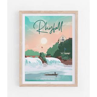 La-Jonx Rhyfall - Chutes du Rhin - Poster  