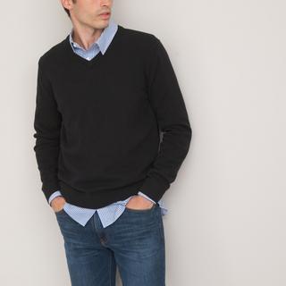 La Redoute Collections  V-Pullover aus Kaschmir 