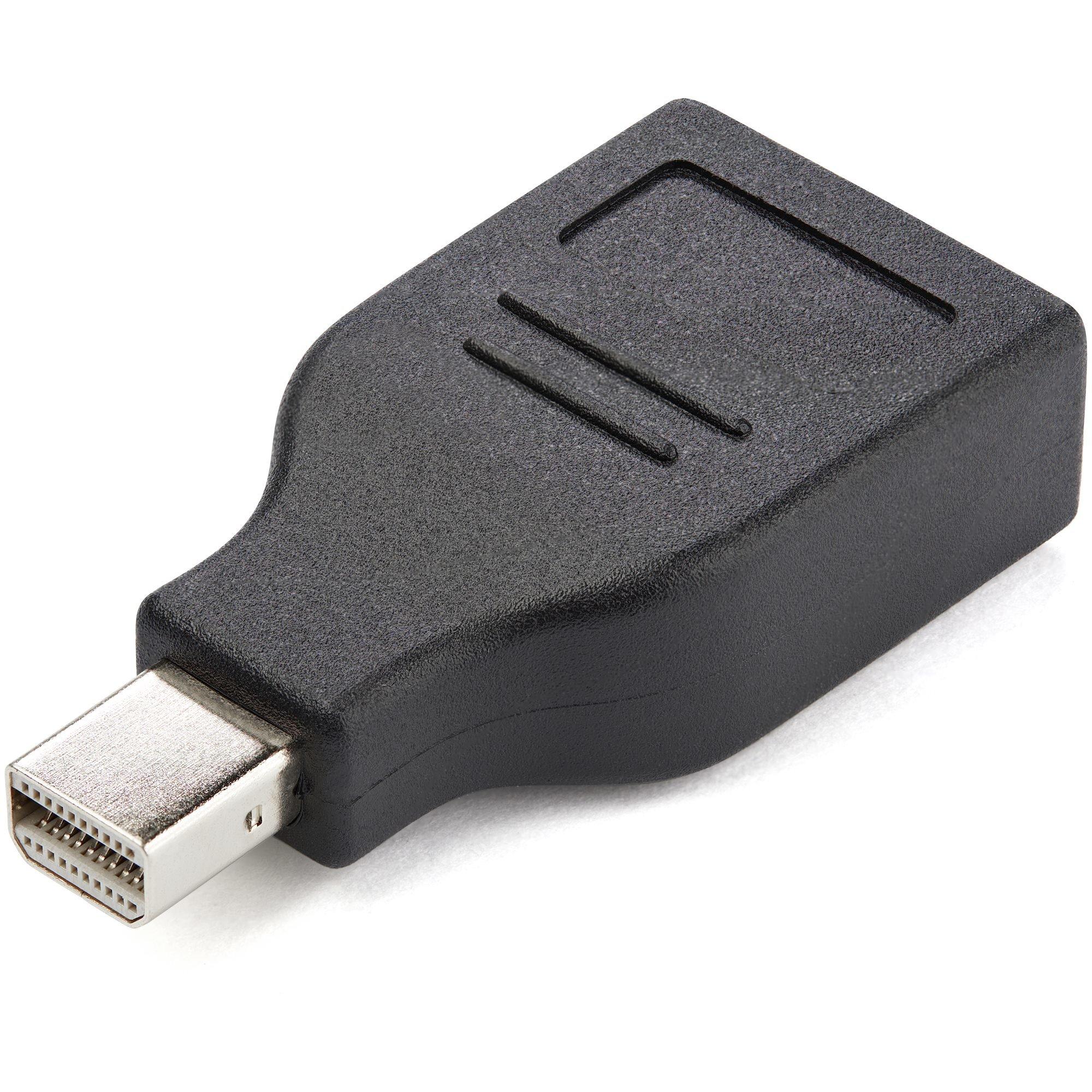 Image of Startech.com Kompakter Mini Displayport Auf Displayport Adapter - 4k X 2k Video - Uhd Mini Dp Auf Dp Konverter - Mdp Auf Dp 1.2 Adapter - Mdp Pccomputer Auf Dp Monitorbildschirm - Mf Unisex Schwarz