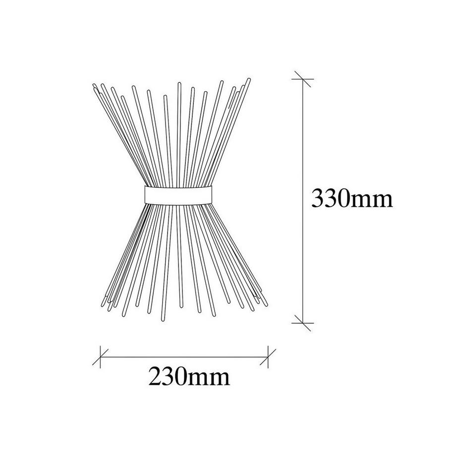 OZAIA  Applique murale filaire en métal KIRPI 