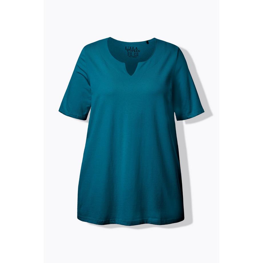 Ulla Popken T-Shirt Linea A Scollo Tunica Mezza Manica  