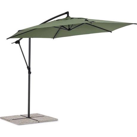 mutoni Parasol déporté Tropea anthracite-olive 300  