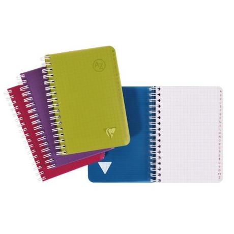 Clairefontaine CLAIREFONTAINE LINICOLOR Heft 11x17cm 329235 A-Z 50 Blatt  