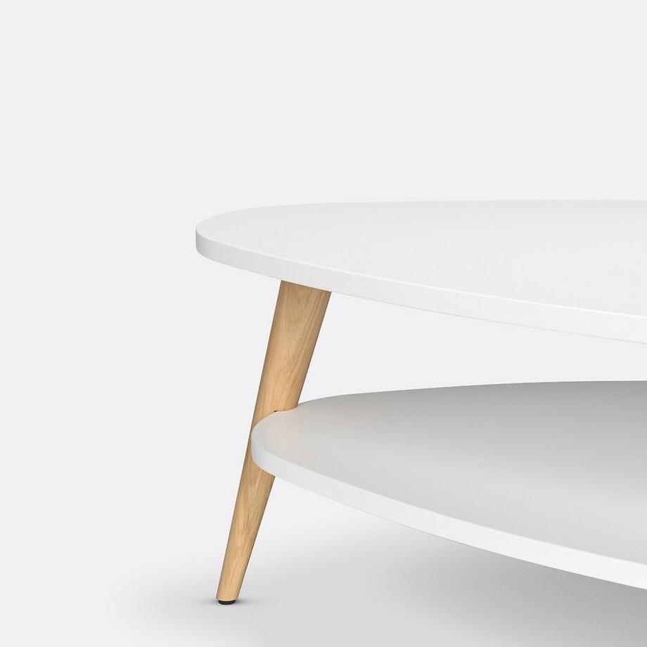 La Redoute Intérieurs Table basse vintage double plateau  