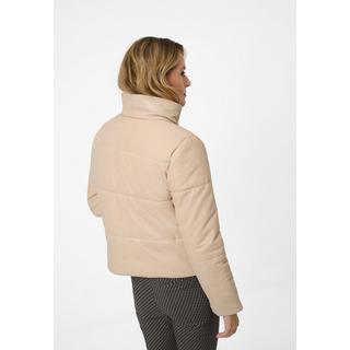 RICANO  Blouson en cuir s Filia, blouson matelassé avec col en tricot 