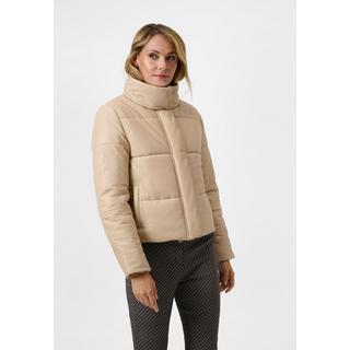 RICANO  Blouson en cuir s Filia, blouson matelassé avec col en tricot 