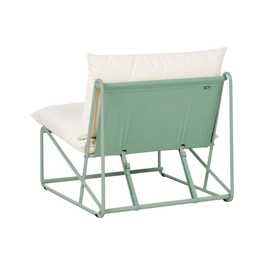 Beliani Sedia con cuscino en Acciaio Industriale PICO  