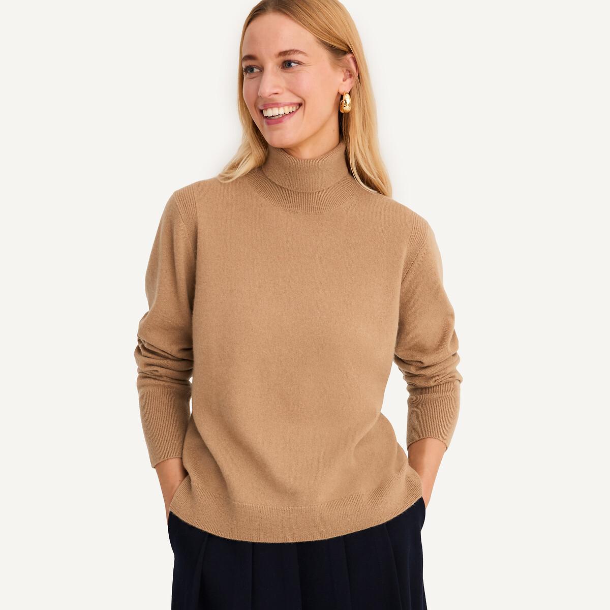 La Redoute Collections Kaschmir Feinstrick Rollkragenpullover  