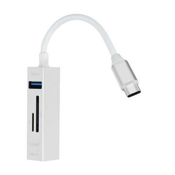 Hub USB-C a 3x USB + SD / Micro-SD LinQ