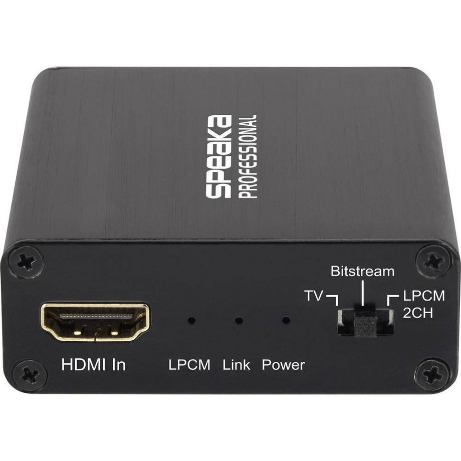 SpeaKa Professional  HDMI Audio Extractor UHD @ 60HZ 