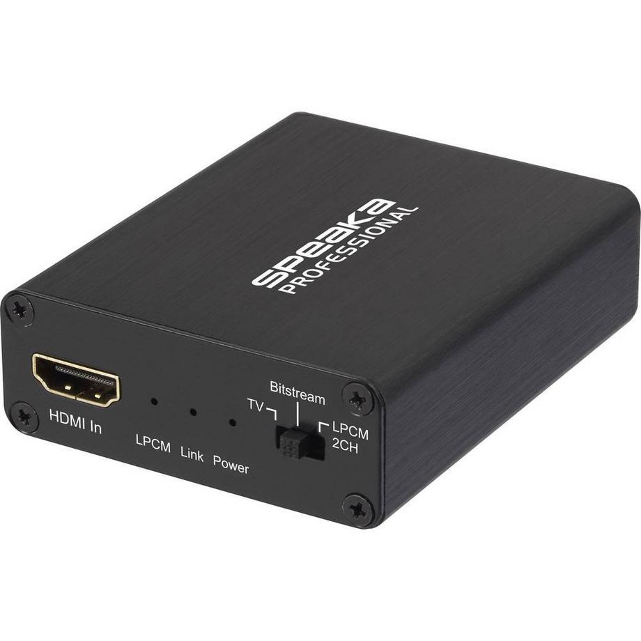 SpeaKa Professional  HDMI Audio Extractor UHD @ 60HZ 
