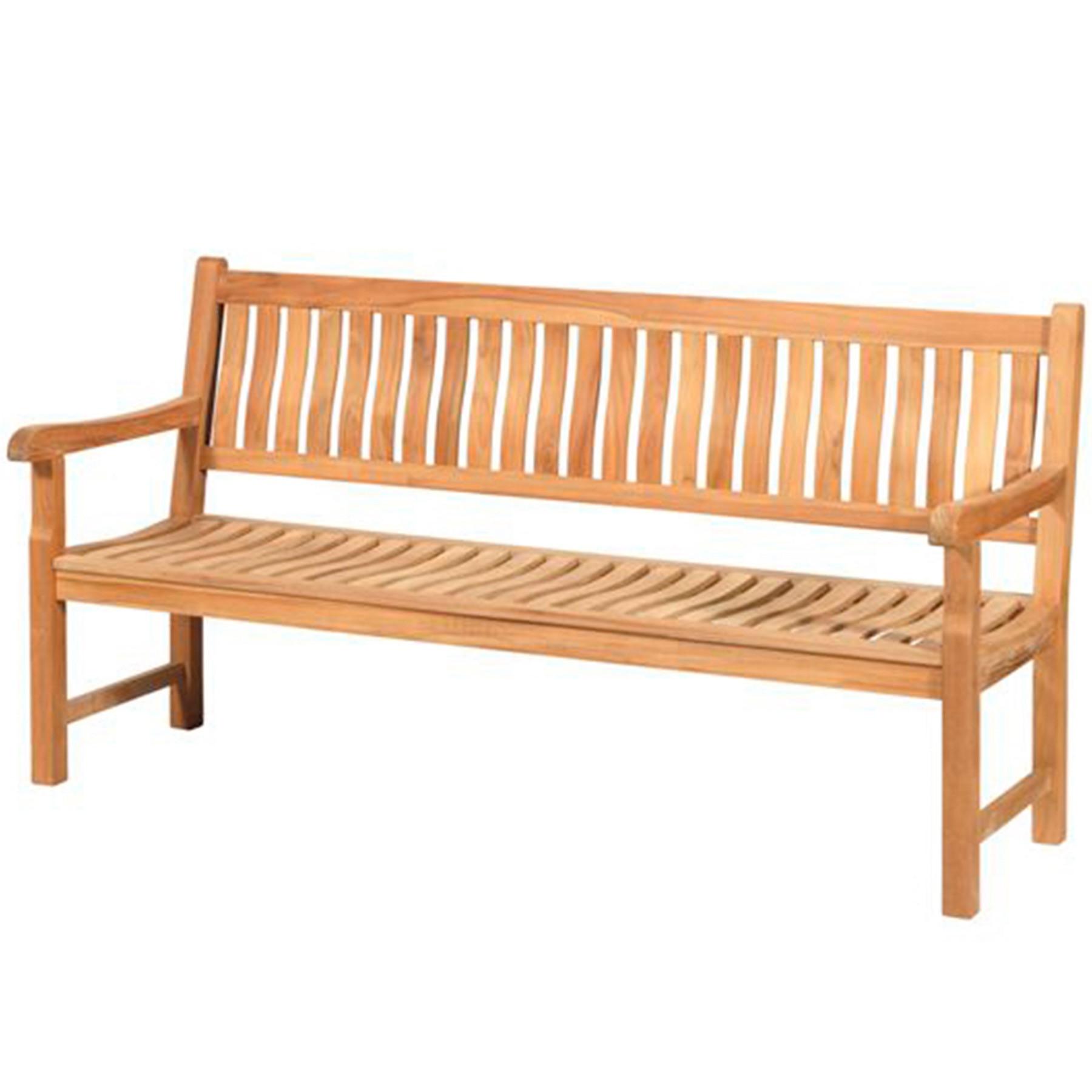 Image of Gartenbank Comfort 4-Sitz Teak natur 180 Gartenbank Comfort 4-Sitz Teak natur 180