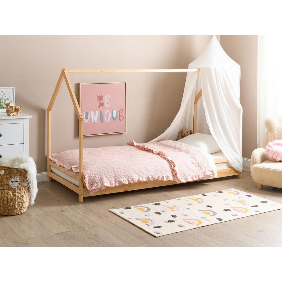 Beliani Lit d'enfant en Bois de pin Moderne APPY  