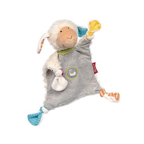 Sigikid  39240 Schnuffeltuch Schaf Kuscheltuch Mädchen und Jungen Babyspielzeug empfohlen ab Geburt mehrfarbig 