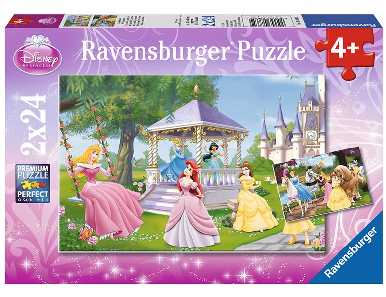 Ravensburger  Ravensburger puzzel Disney Princess Betoverende prinsessen - 2x 24 stukjes 