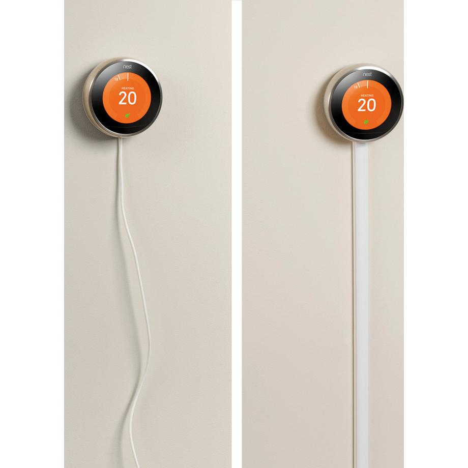 STEFFEN  canal de câbles autocollant 