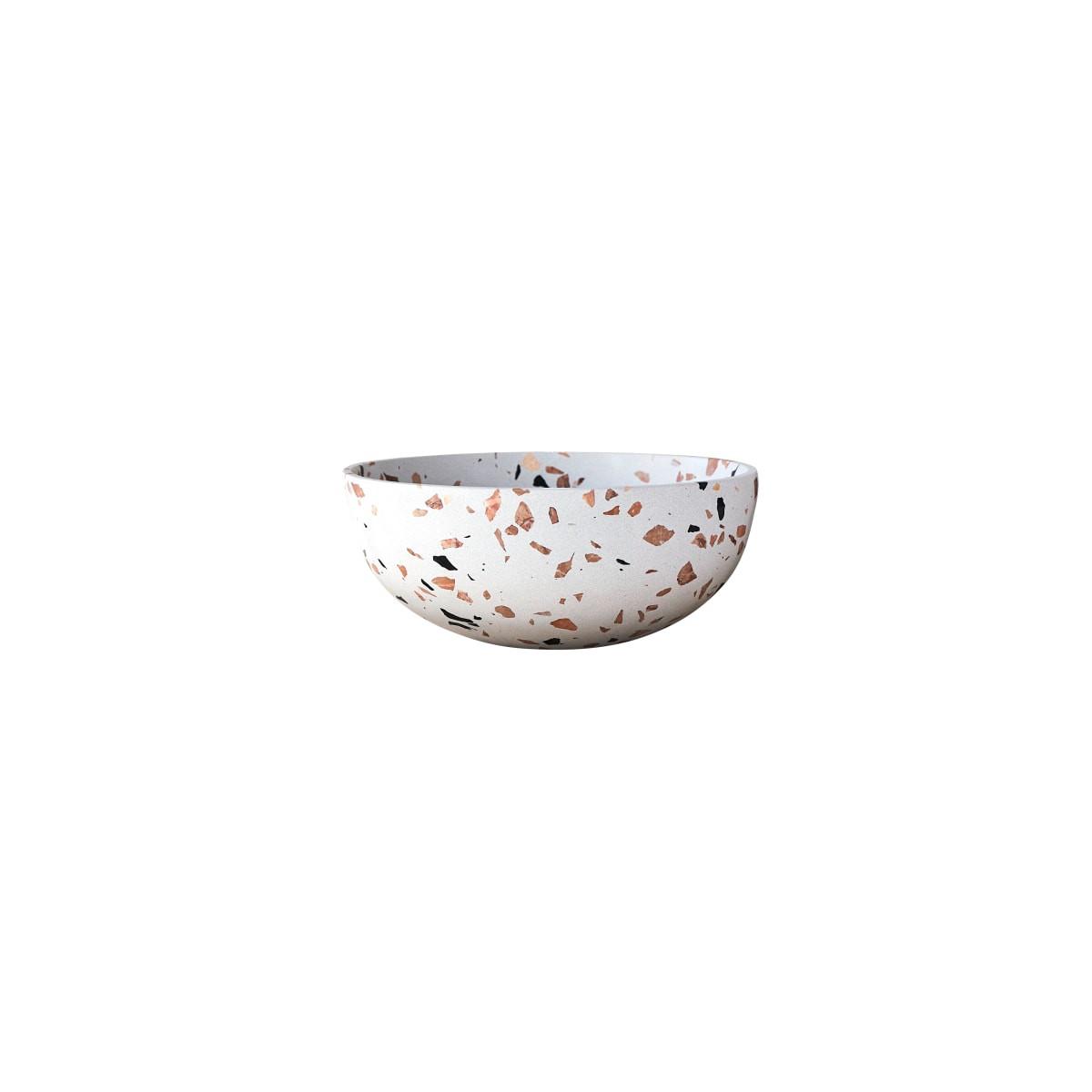 Tikamoon Vasque ronde en terrazzo premium brown Elea  