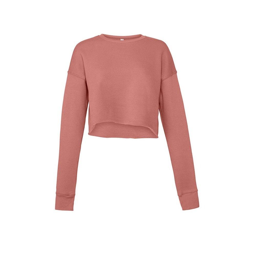 Image of Sweatshirt Kurz Geschnitten Damen Lila M