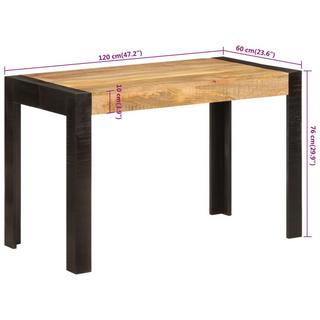 VidaXL Table à manger bois  