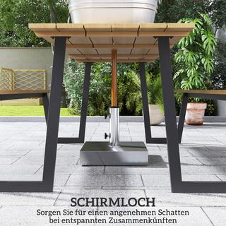 Outsunny Bierzeltgarnitur  