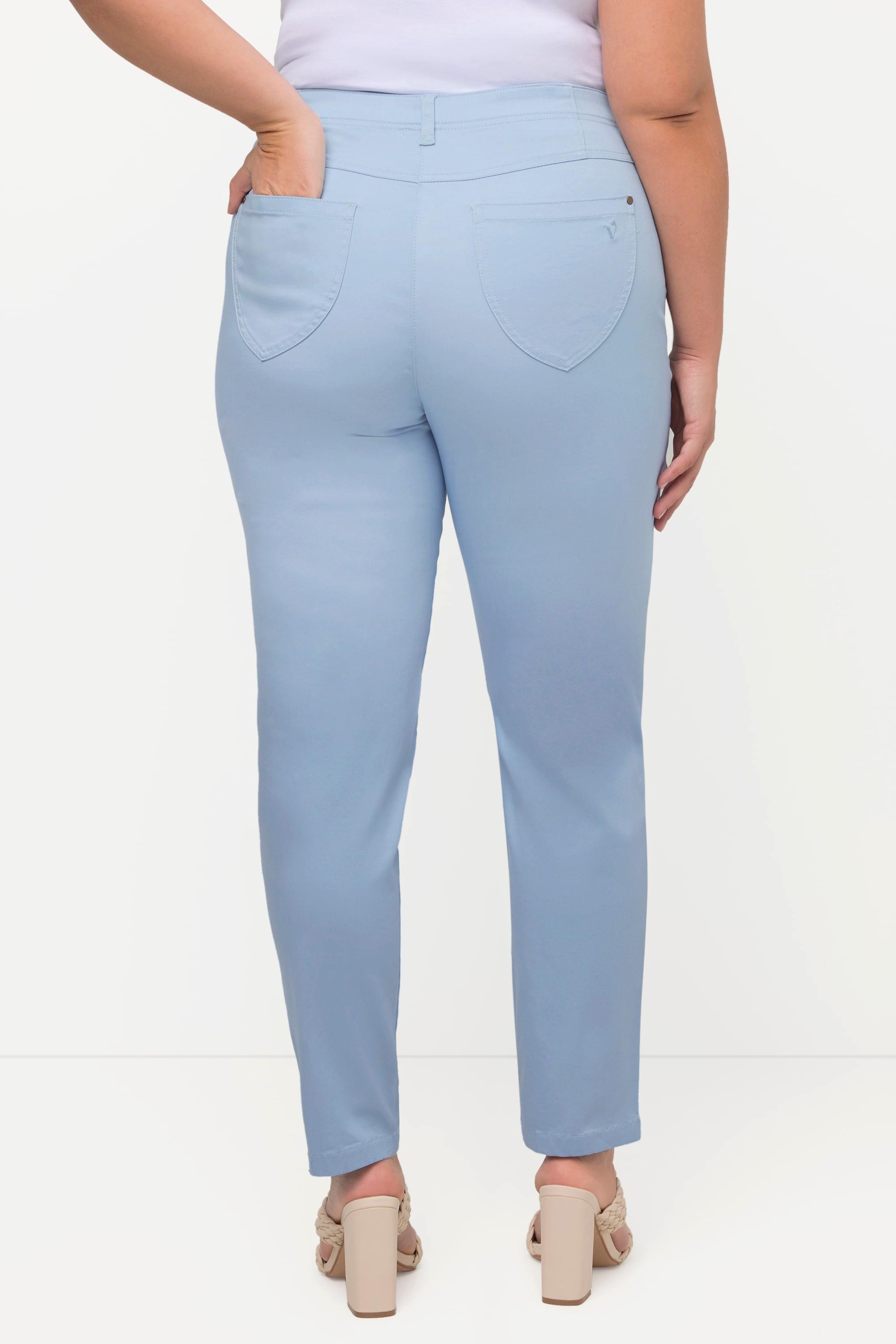 Ulla Popken  Hose Sophie, Stickerei, schmale 5-Pocket-Form 