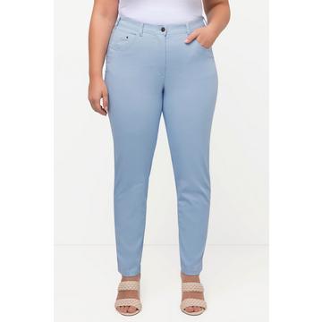 Pantalon Sophie à coupe 5 poches slim et broderie