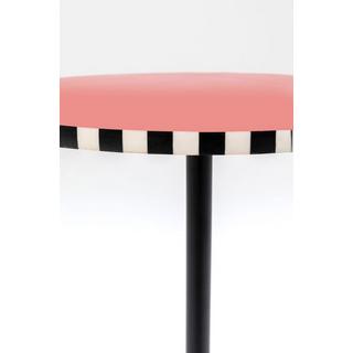 KARE Design Table d'appoint Domero Checkers rouge vers 40  