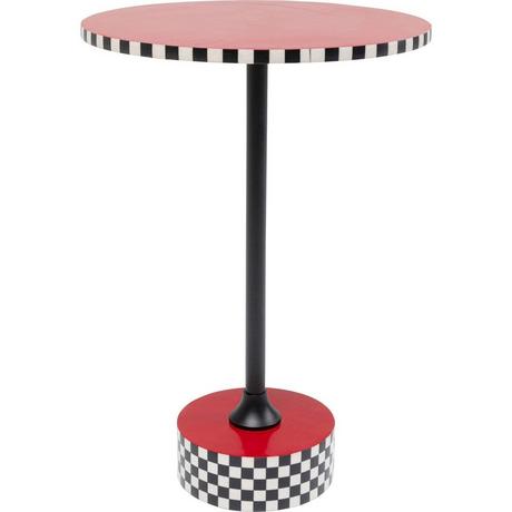 KARE Design Domero Tavolino Dama rosso rotondo 40  
