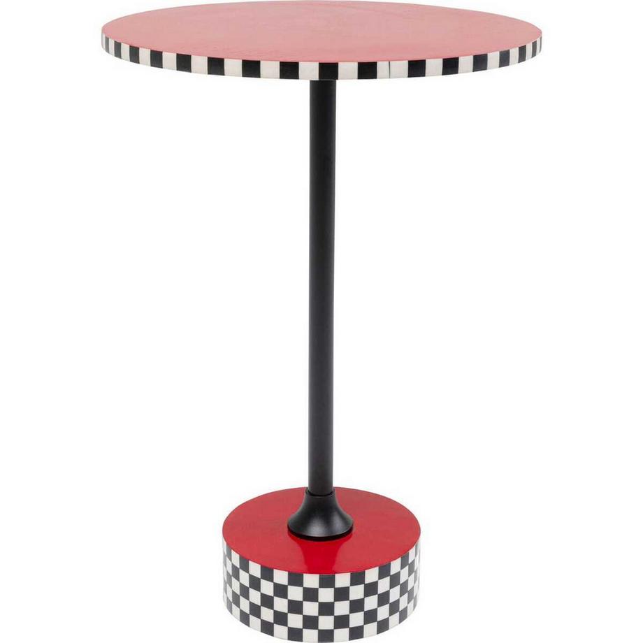 Beistelltisch Domero Checkers rund 40