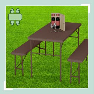 Northix Ensemble de tentes à bière pliables 3 pièces  