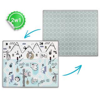 B2X Tappetino in schiuma arrotolabile 180 x 150 x 1,5 cm Nukido NK-342  