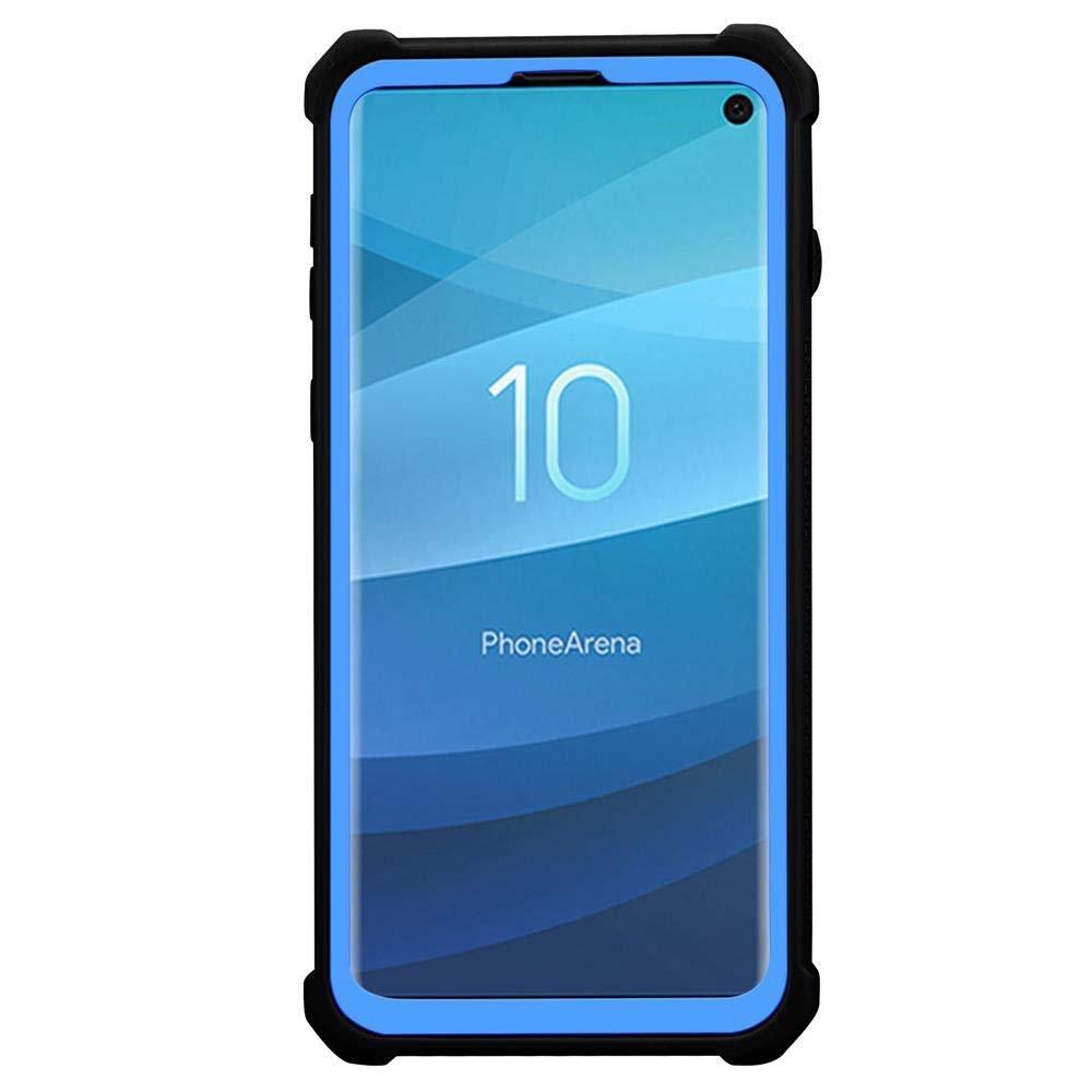 Cadorabo  Hülle für Samsung Galaxy S10 4G 2-in-1 TPU Silikon-Rand Glas-Rücken 