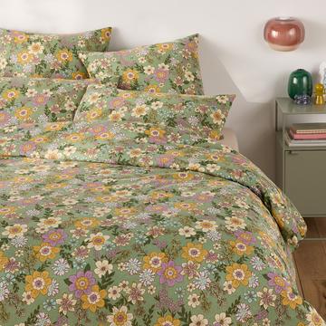 Housse de couette en coton/lin lavé