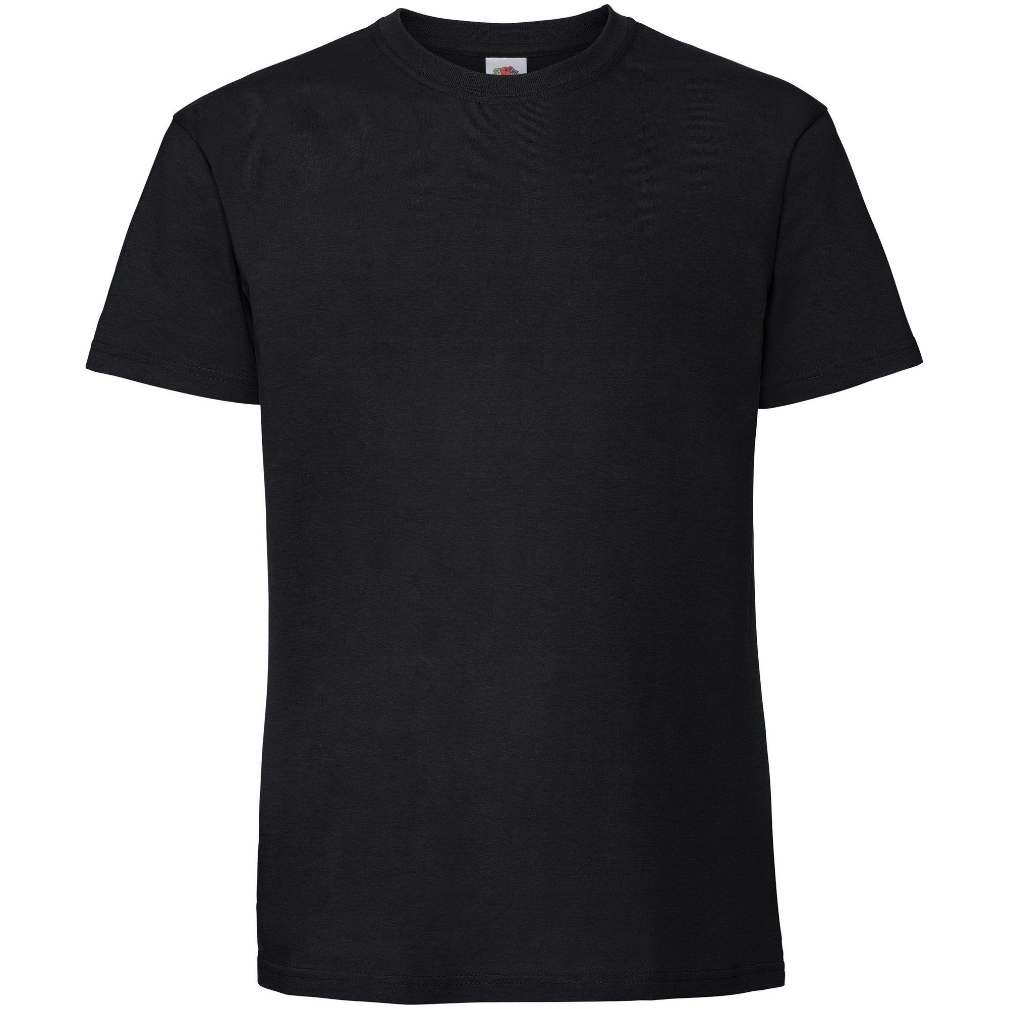 Image of Premium Tshirt Damen Schwarz 5XL